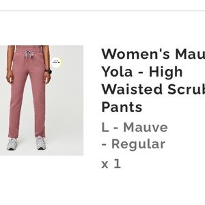 Scrub pants ONLY, large